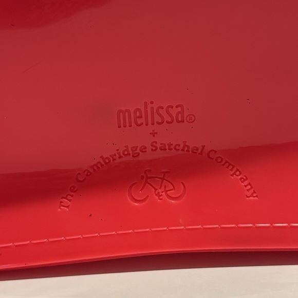 Melissa x The Cambridge Satchel Company Bag Neon Pink - Berry Smell - Picture 6 of 16